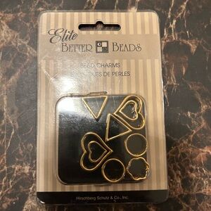 Elite Better Beads Gold Brad Charms